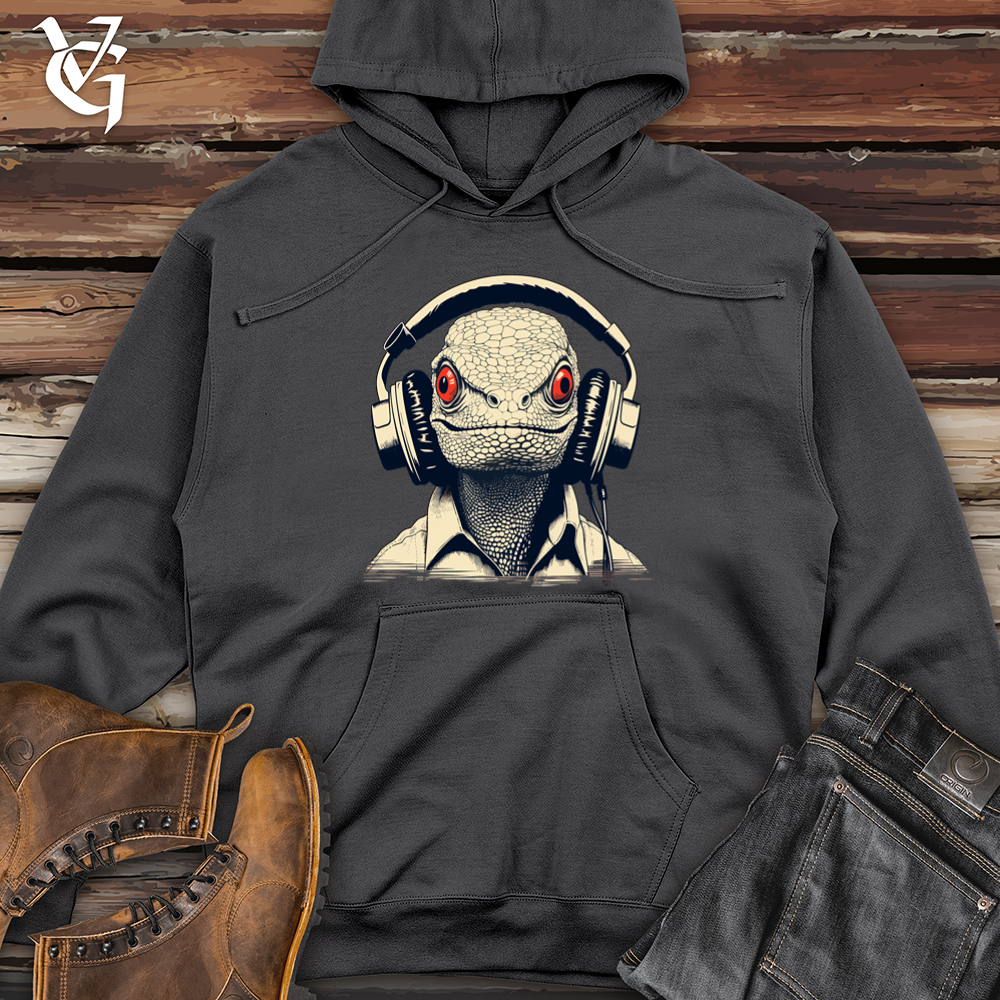 Viking Goods DJ Lizard Midweight Hooded Sweatshirt Charcoal / L