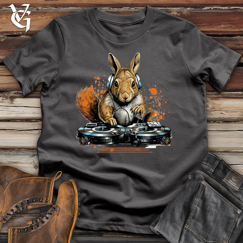 Viking Goods Dj Squirrel Softstyle Tee Charcoal / L