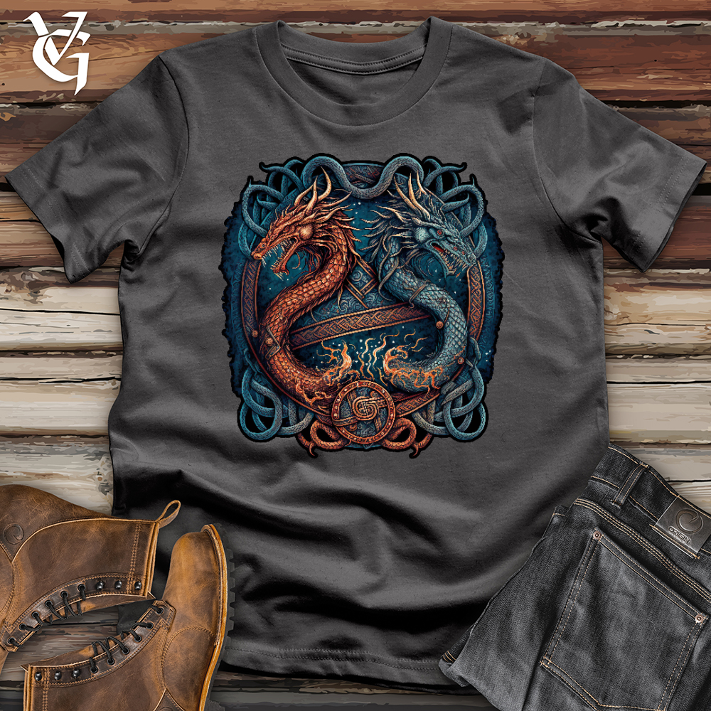 Viking Goods Double Trouble Dragon Softstyle Tee Charcoal / L