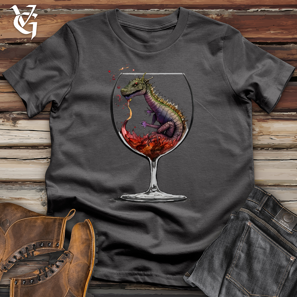 Viking Goods Dragons Drink Softstyle Tee Charcoal / L