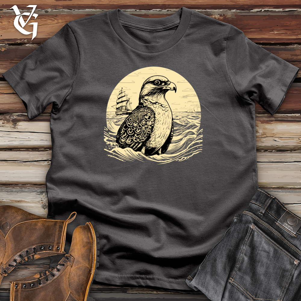 Viking Goods Eagle Nautical Voyage Softstyle Tee Charcoal / L