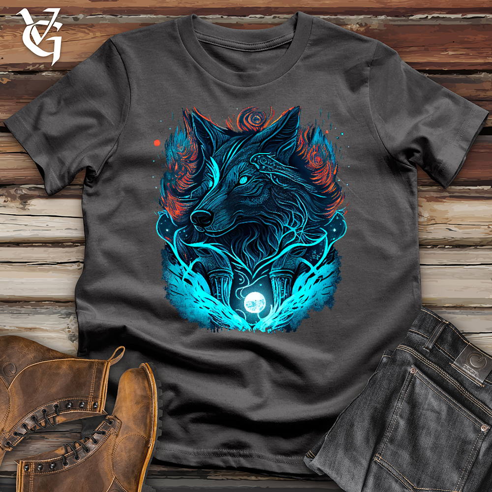 Viking Goods Fenrir Wolf Softstyle Tee Charcoal / L