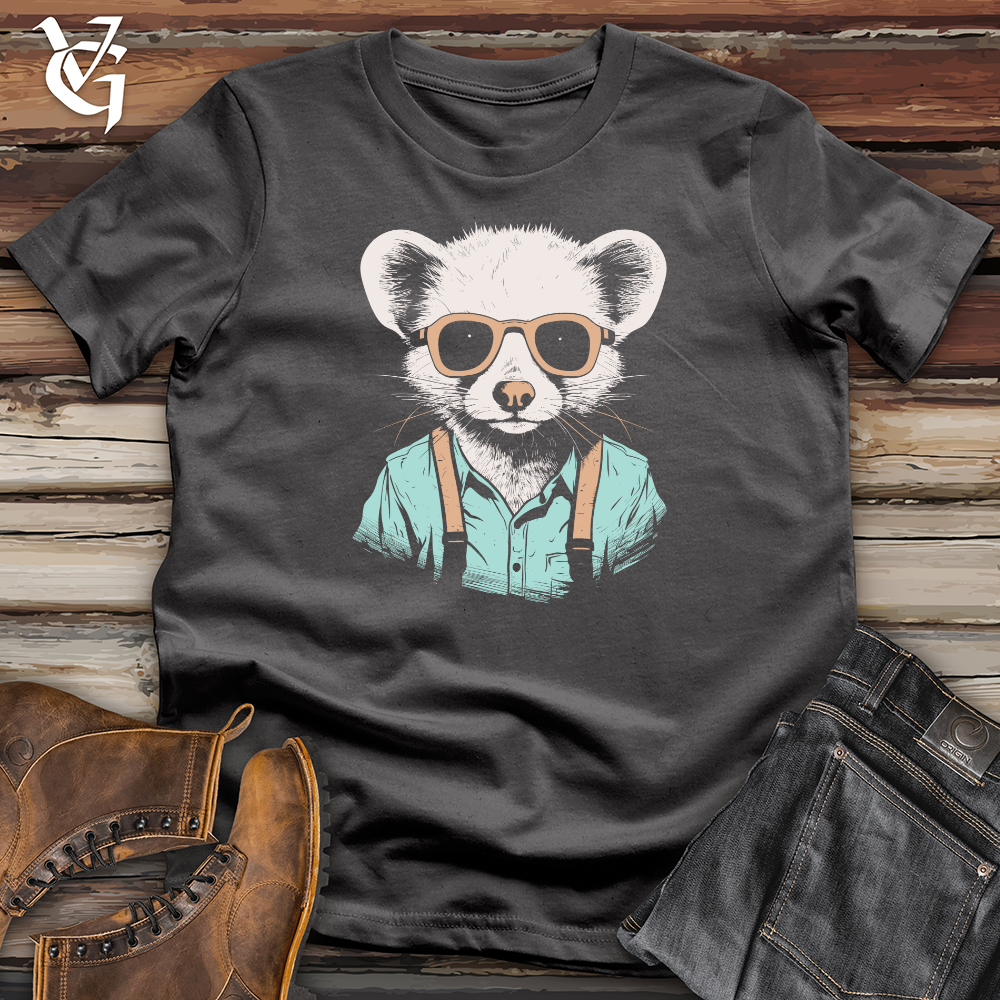 Viking Goods Ferret Fashion Softstyle Tee Charcoal / L