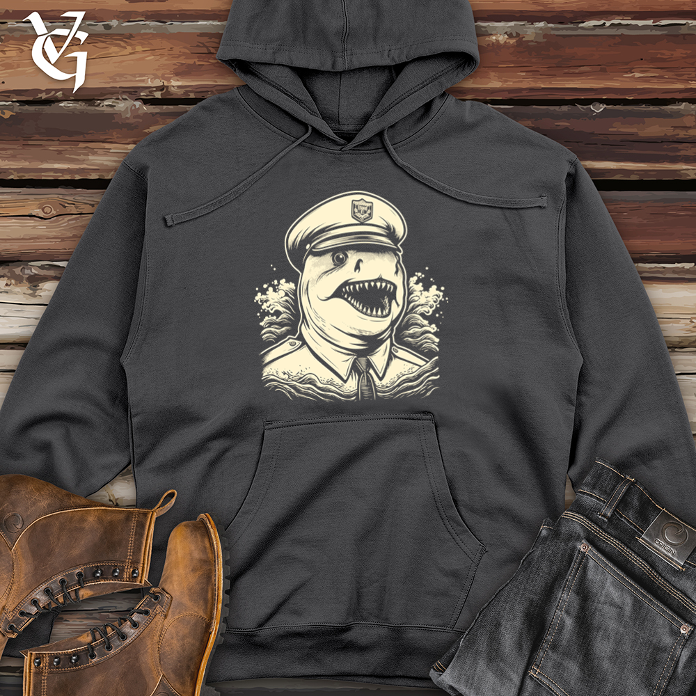 Viking Goods First Responder Shark Alert Midweight Hooded Sweatshirt Charcoal / L