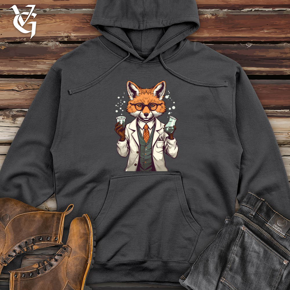 Viking Goods Foxy Lab Explorer Midweight Hooded Sweatshirt Charcoal / L