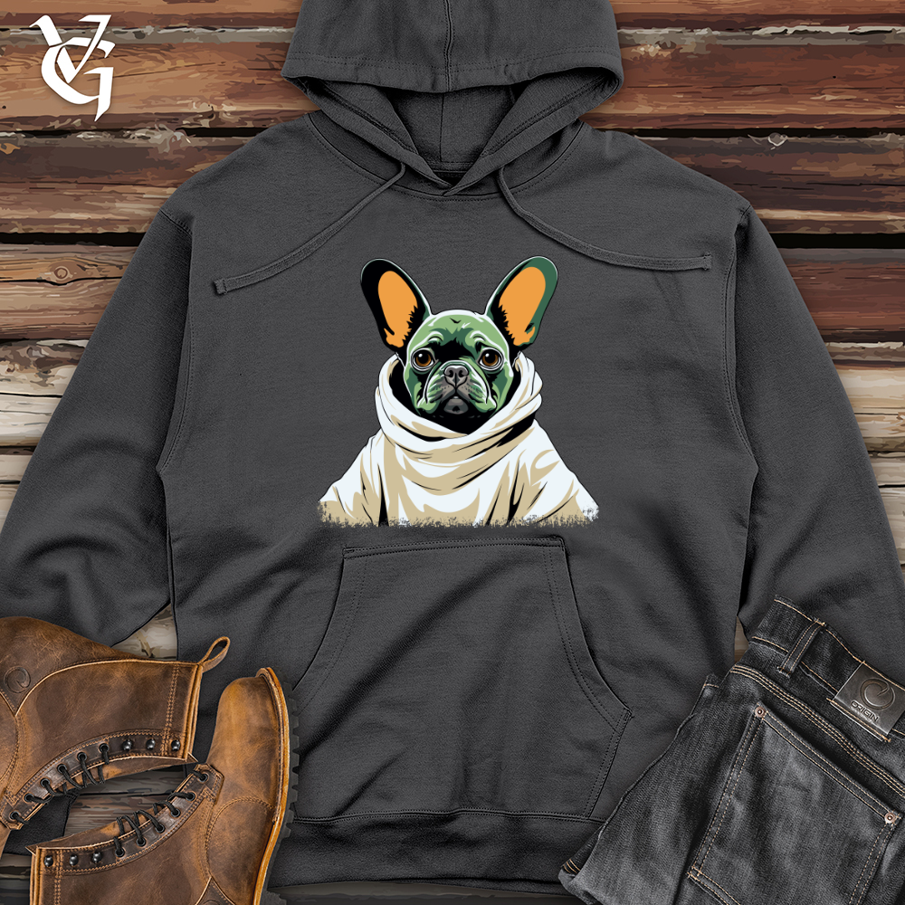 Viking Goods French Bulldog Master Midweight Hooded Sweatshirt Charcoal / L