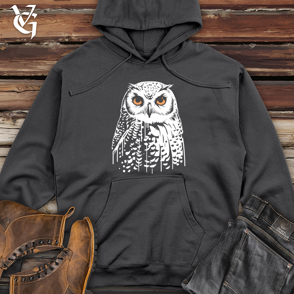 Viking Goods Frosty Wing Blizzard Midweight Hooded Sweatshirt Charcoal / L