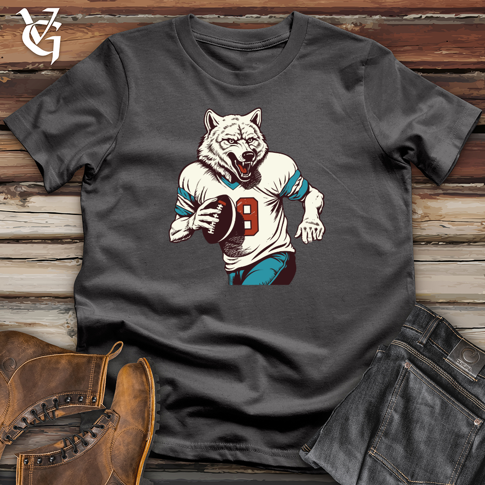 Viking Goods Gridiron Wolf Softstyle Tee Charcoal / L