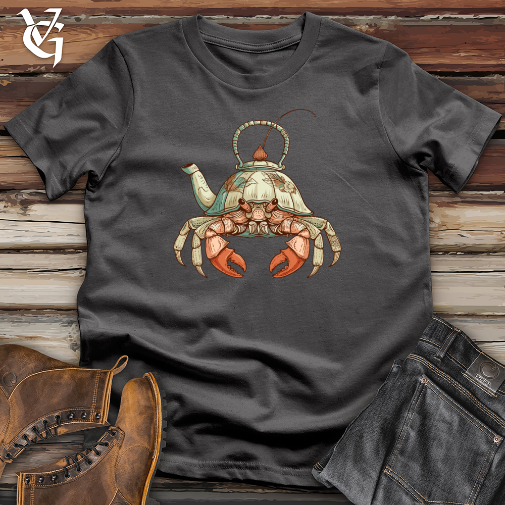 Viking Goods Hermit Crab Teapot Softstyle Tee Charcoal / L
