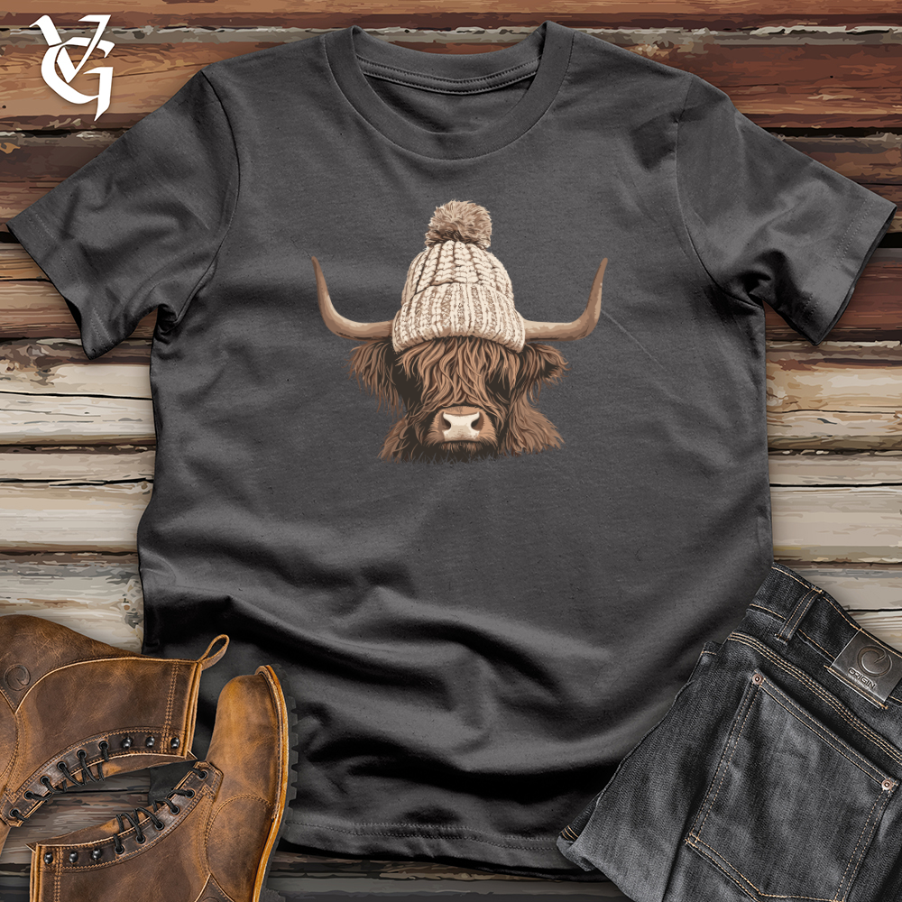 Viking Goods Highland Cattle Cozy Softstyle Tee Charcoal / L