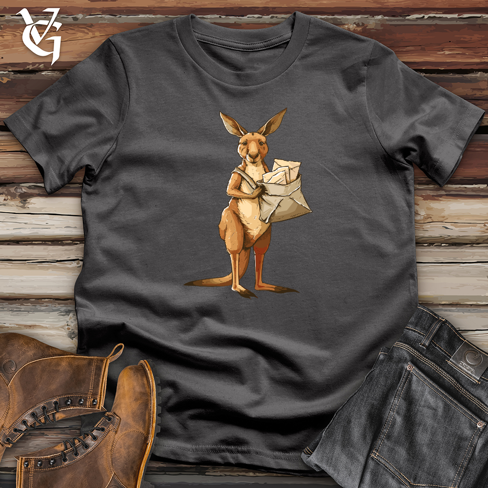Viking Goods Kangaroo Mail Delivery Softstyle Tee Charcoal / L