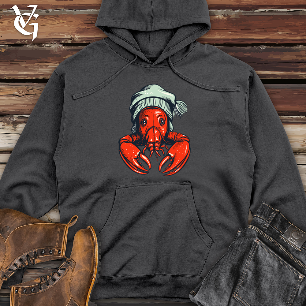 Viking Goods Lobster Deep Sea Beanie Midweight Hooded Sweatshirt Charcoal / L