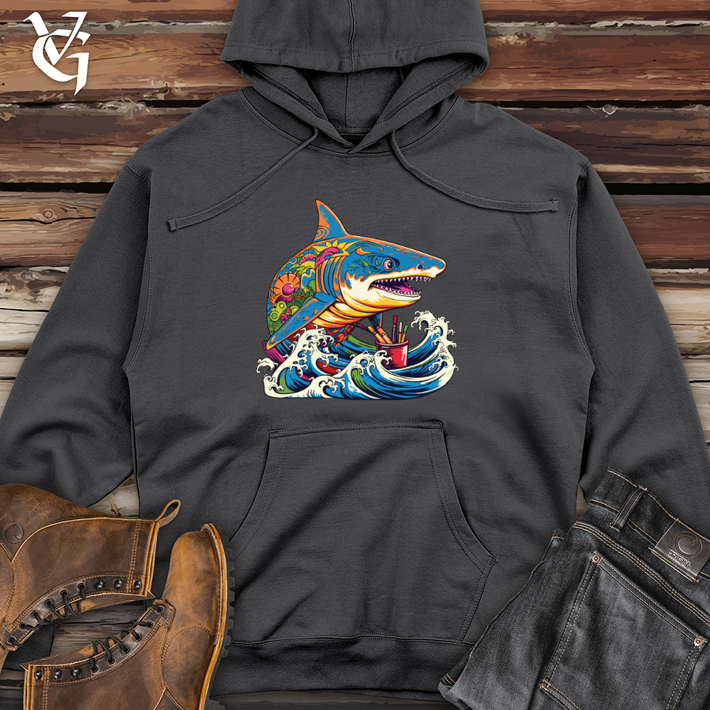 Viking Goods Marine Art Masterwork 01 Midweight Hooded Sweatshirt Charcoal / L