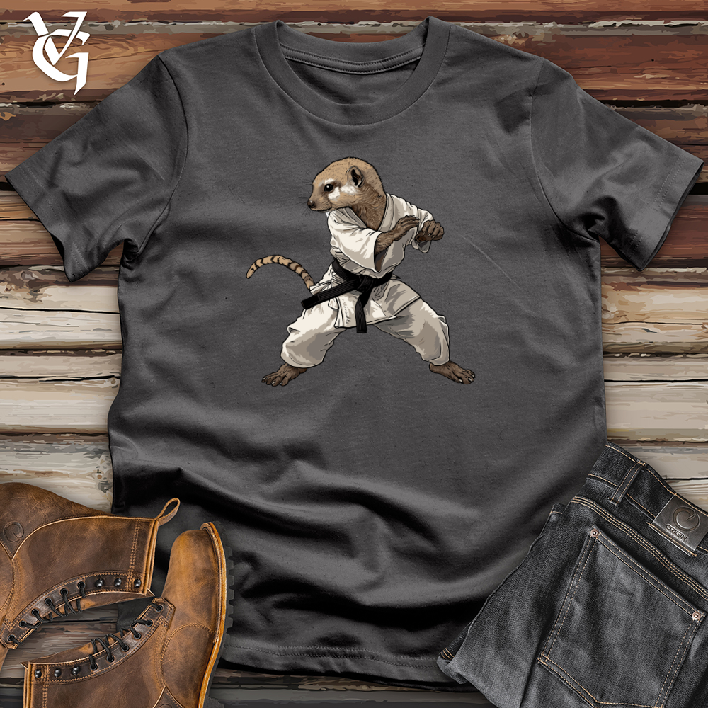 Viking Goods Meerkat Martial Arts Softstyle Tee Charcoal / L