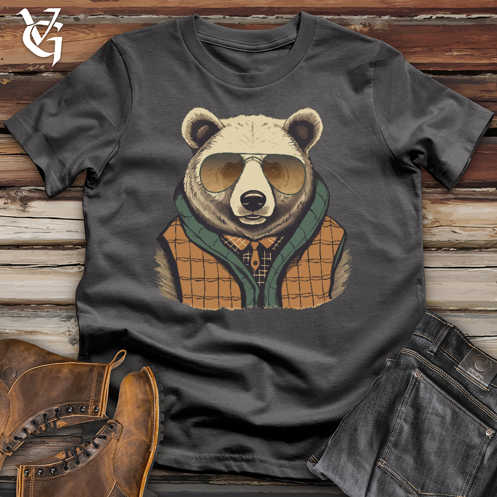 Viking Goods Miami Bear Softstyle Tee Charcoal / L