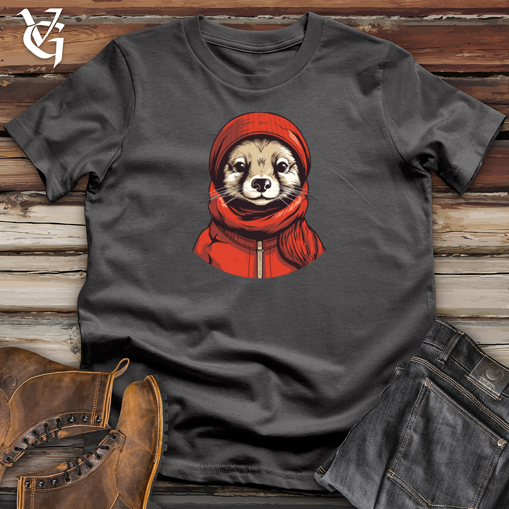 Viking Goods Mongoose Winter Beanie Cozy Style 01 Softstyle Tee Charcoal / L