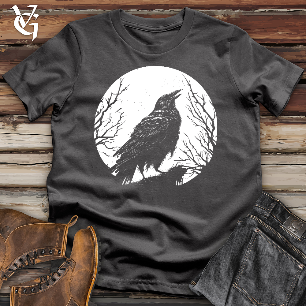 Viking Goods Moon Twinkle Raven Softstyle Tee Charcoal / L