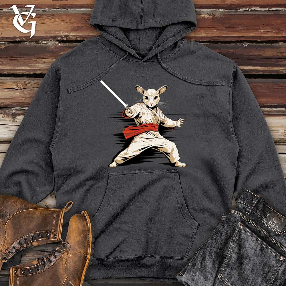 Viking Goods Mouse Warrior Midweight Hooded Sweatshirt Charcoal / L