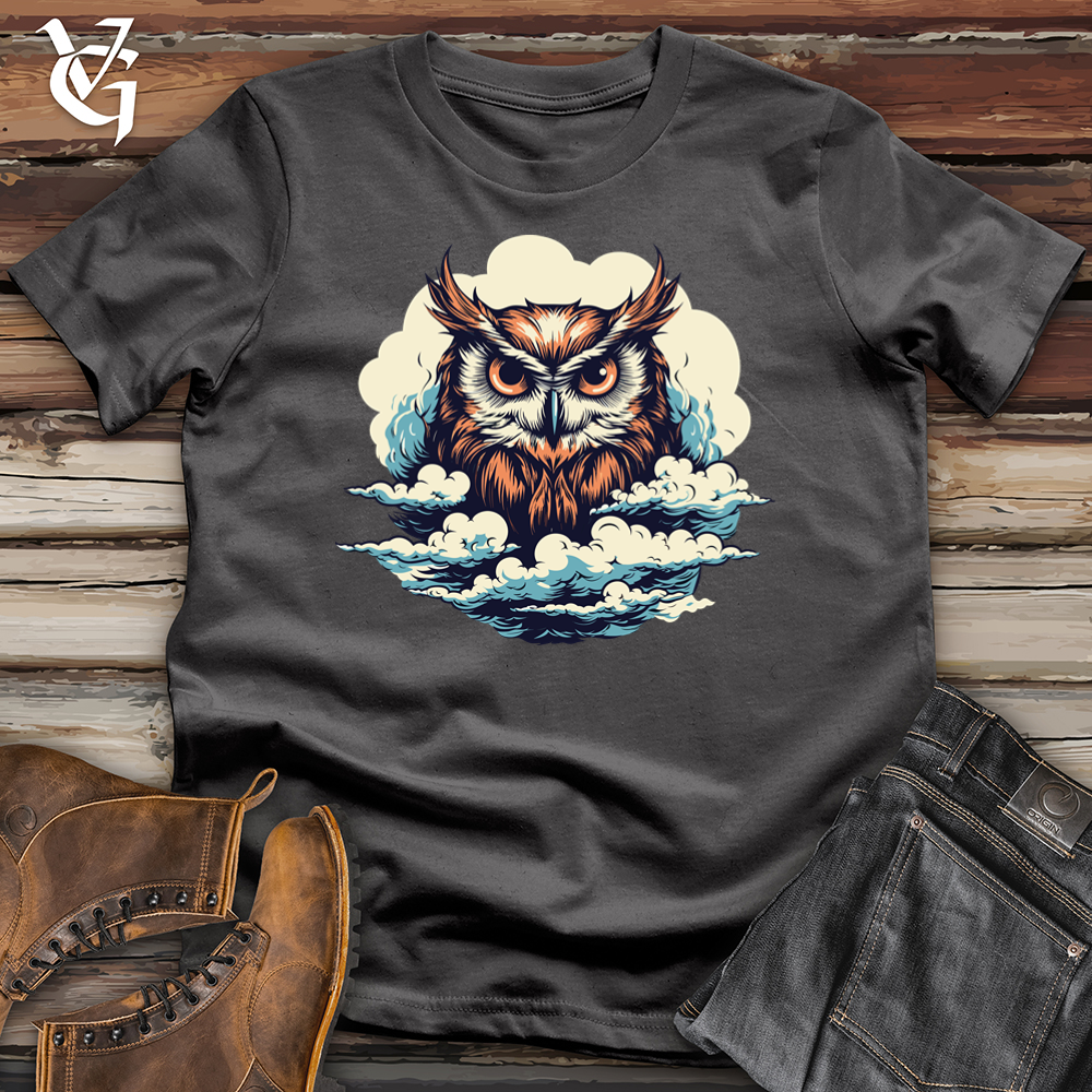 Viking Goods Mystic Clouded Owl Softstyle Tee Charcoal / L