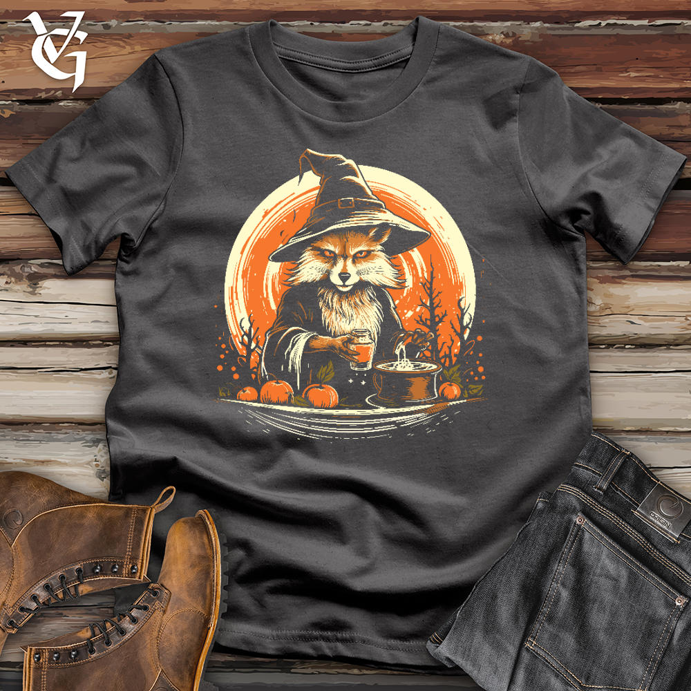 Viking Goods Mystical Cider Fox Softstyle Tee Charcoal / L