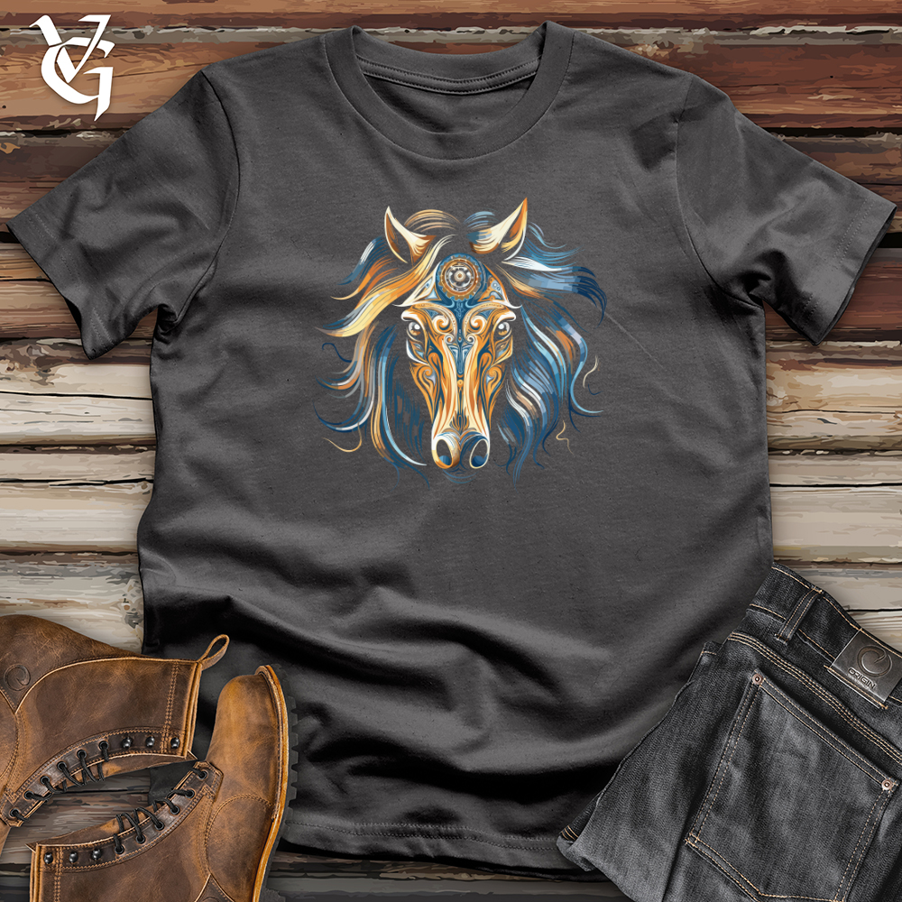 Viking Goods Mystical Equine Vision Softstyle Tee Charcoal / L