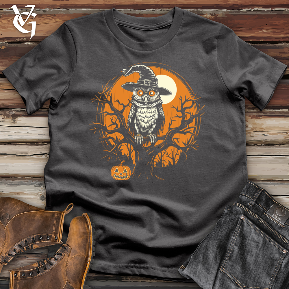 Viking Goods Mystical Owl Witch Hat Softstyle Tee Charcoal / L