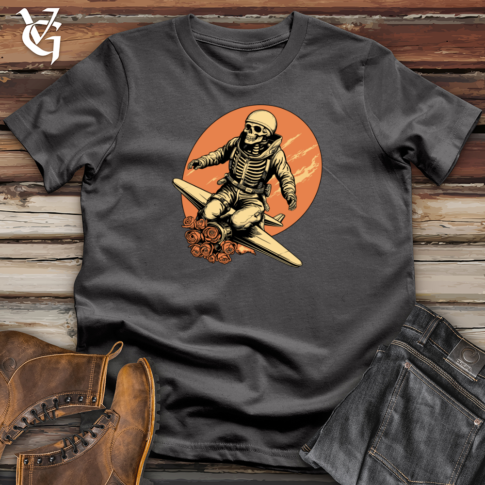 Viking Goods Nostalgic Aviator Ace Softstyle Tee Charcoal / L