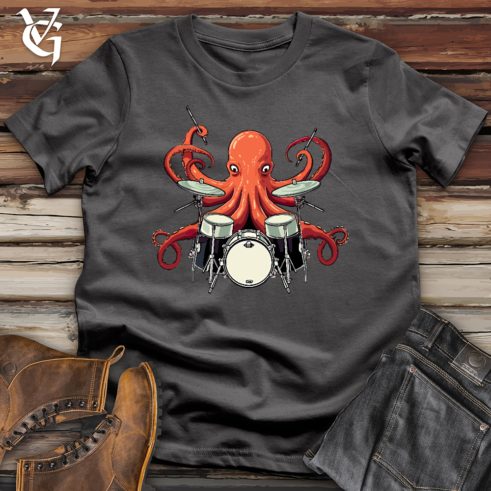 Viking Goods Octodrummer Softstyle Tee Charcoal / L