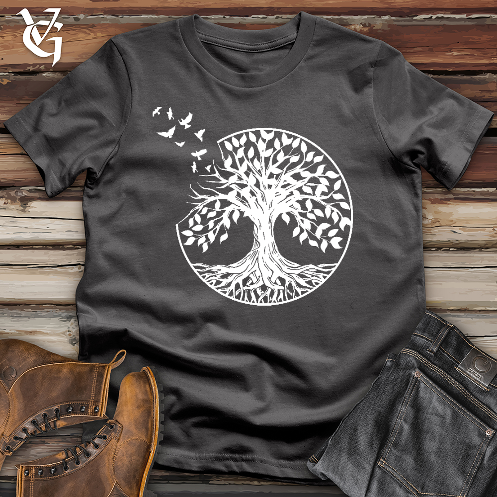 Viking Goods One With the Forest Softstyle Tee Charcoal / L