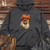 Viking Goods Orange Hair Hipster Chicken Midweight Hooded Sweatshirt Charcoal / L