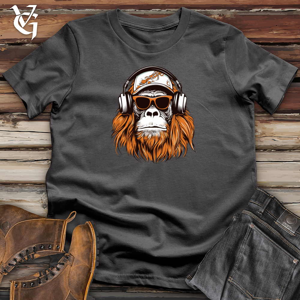 Viking Goods Orangutan Jungle Jam Headphone Vibes Softstyle Tee Charcoal / L