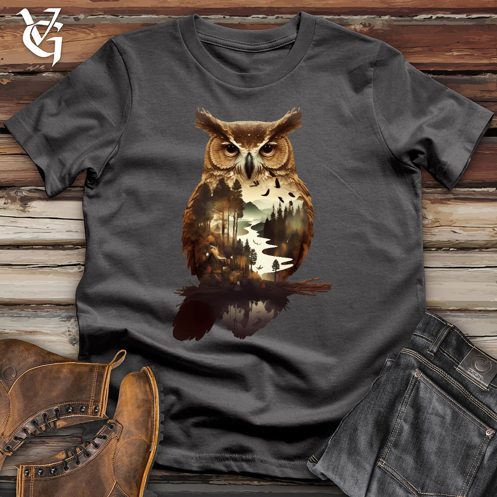 Viking Goods Owl of the River Softstyle Tee Charcoal / L