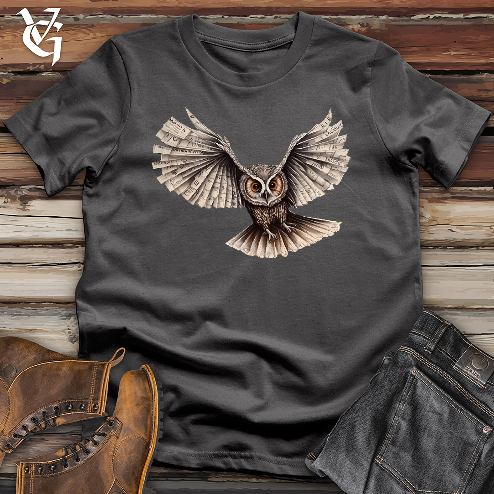 Viking Goods Owl Orbiter Softstyle Tee Charcoal / L