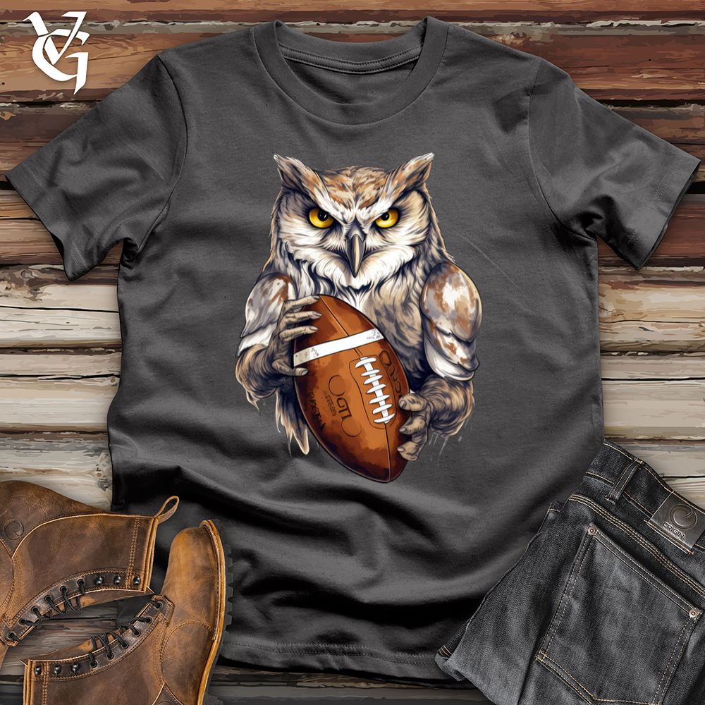 Viking Goods Owl Quarterback Softstyle Tee Charcoal / L
