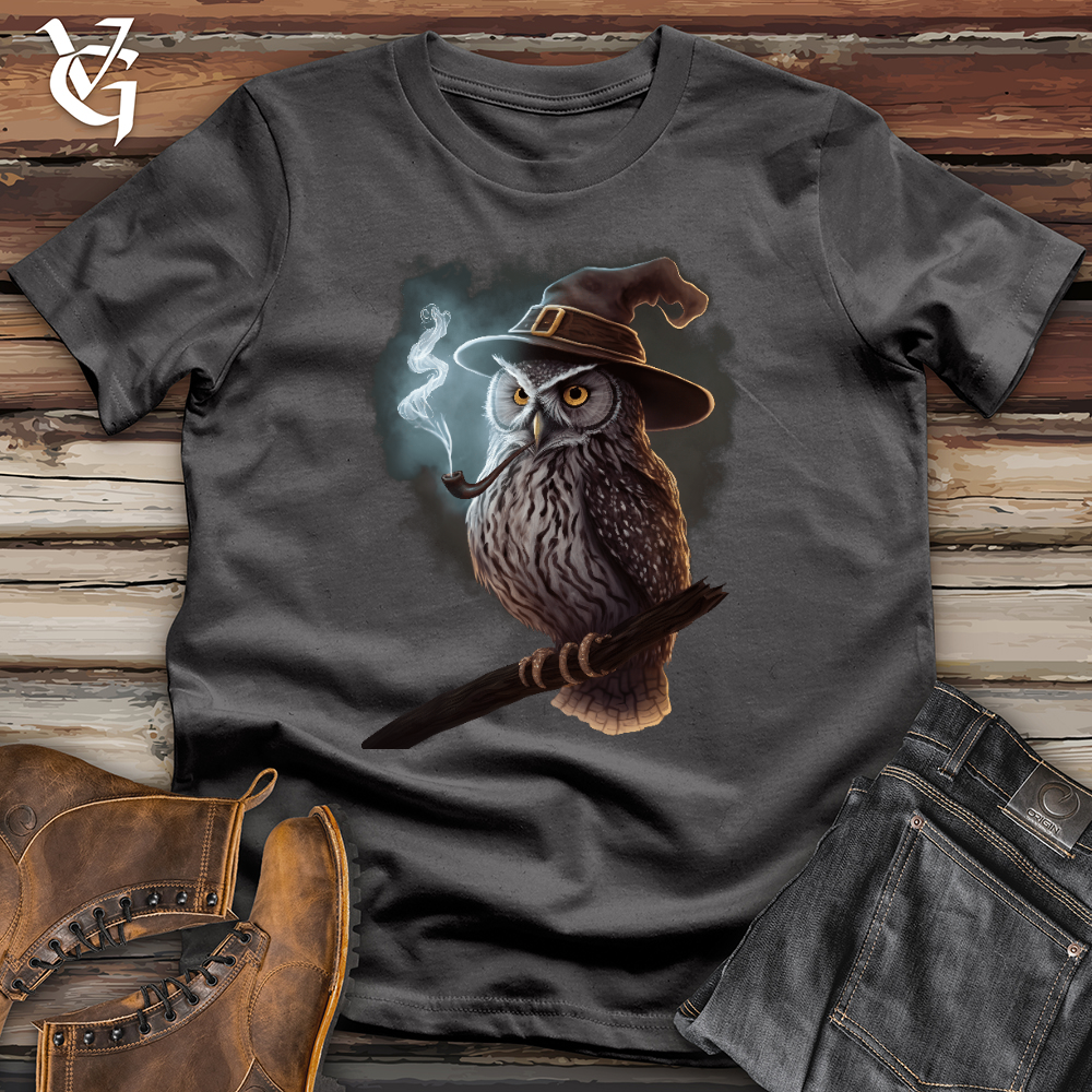 Viking Goods Owl Wizard Softstyle Tee Charcoal / L
