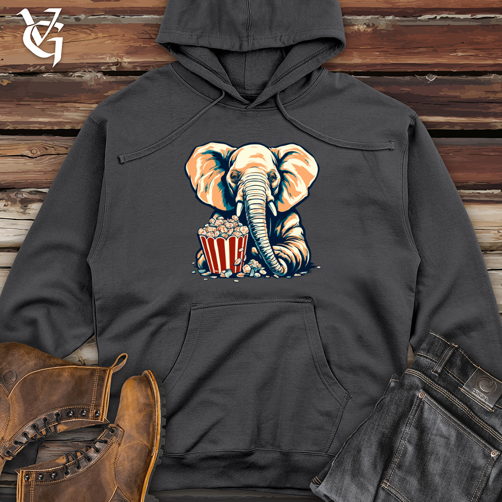 Viking Goods Pachyderm Snacker Midweight Hooded Sweatshirt Charcoal / L