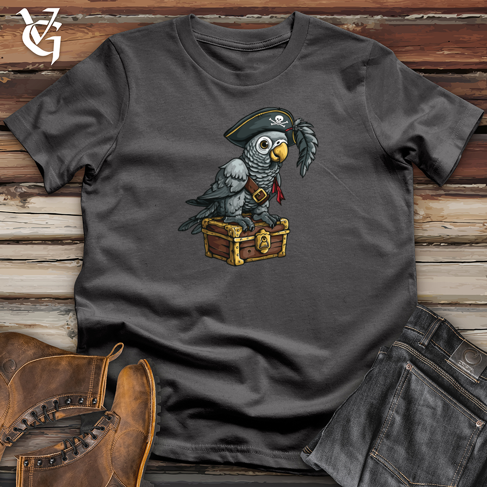 Viking Goods Parrot Pirate Loot Softstyle Tee Charcoal / L