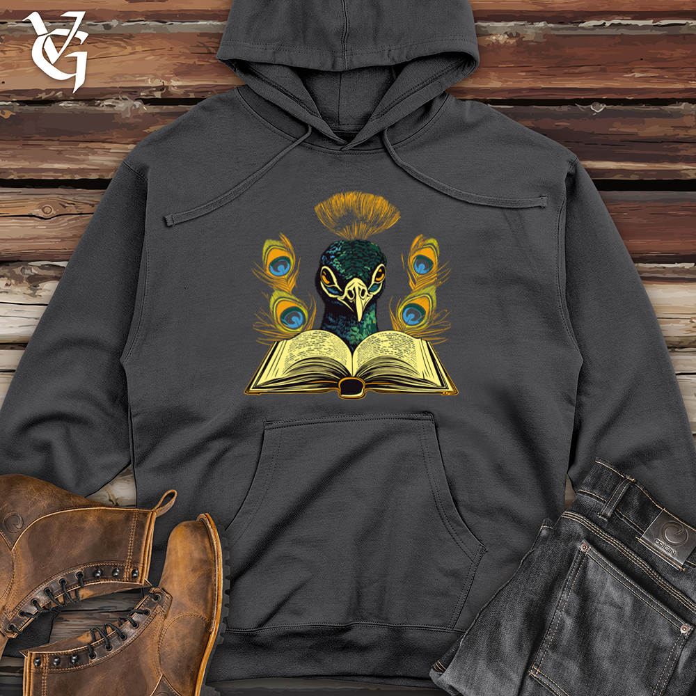Viking Goods Peacock Poet Midweight Hooded Sweatshirt Charcoal / L