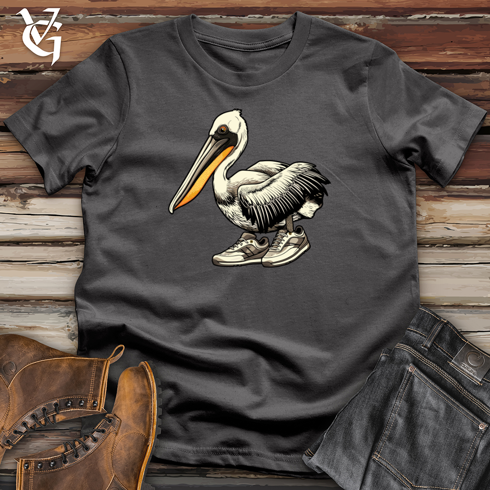 Viking Goods Pelican Pier Stride Sneaker Glide Softstyle Tee Charcoal / L