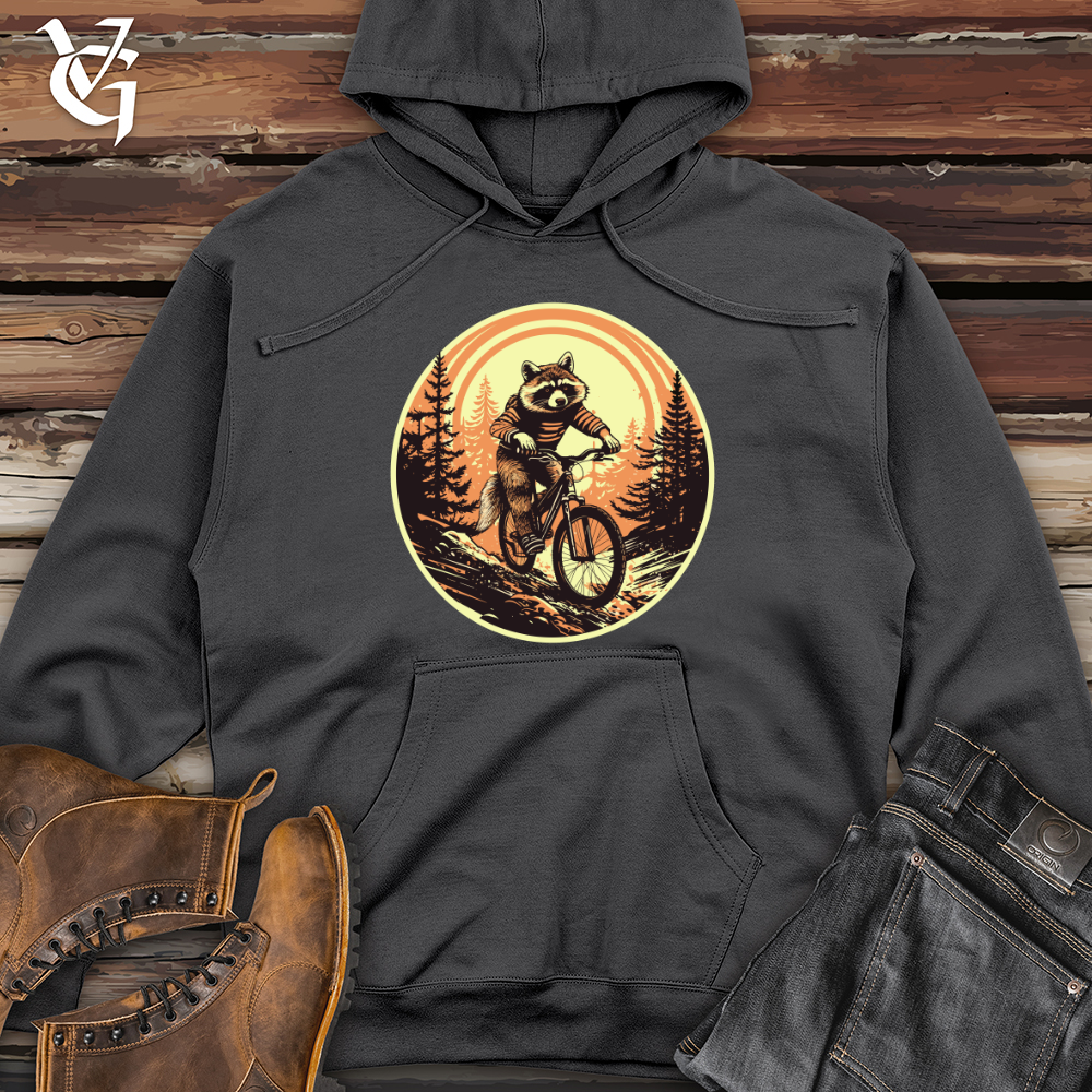 Viking Goods Raccoon Trail Rider Midweight Hooded Sweatshirt Charcoal / L