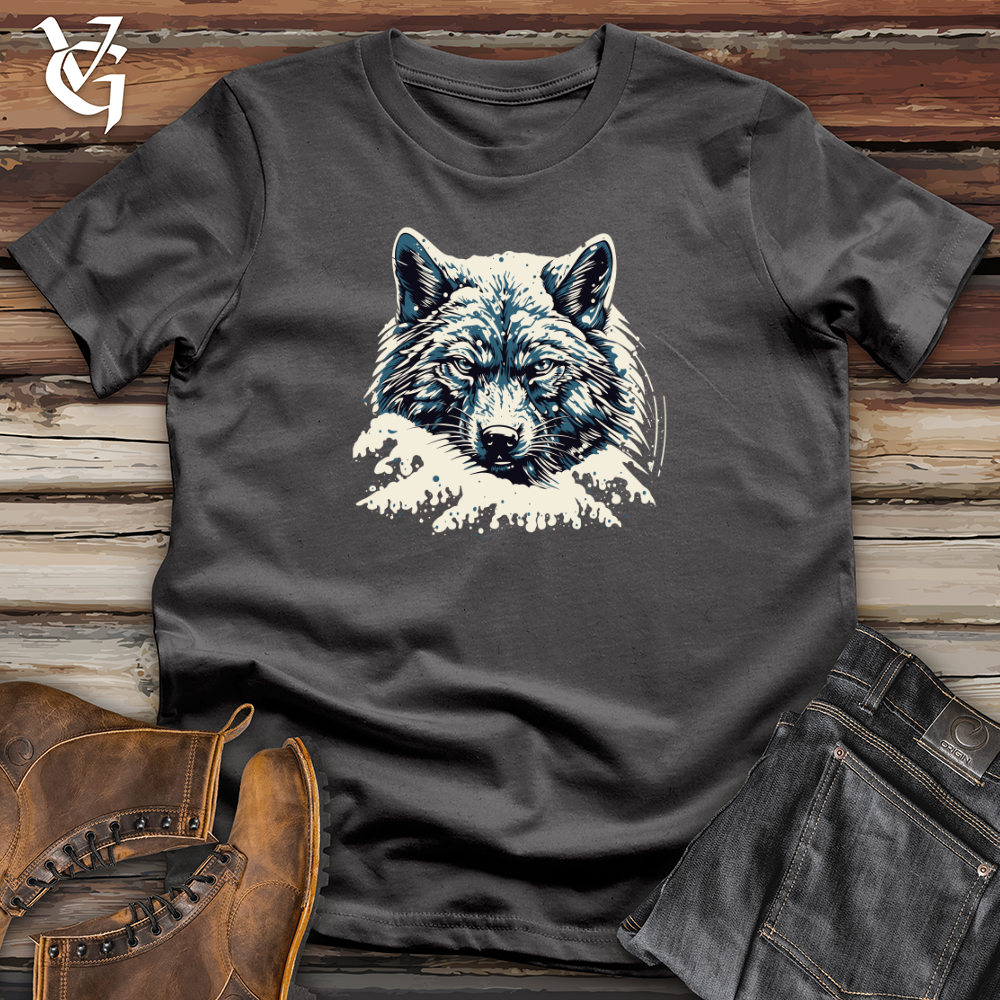 Retro Blizzard Wolf Softstyle Tee