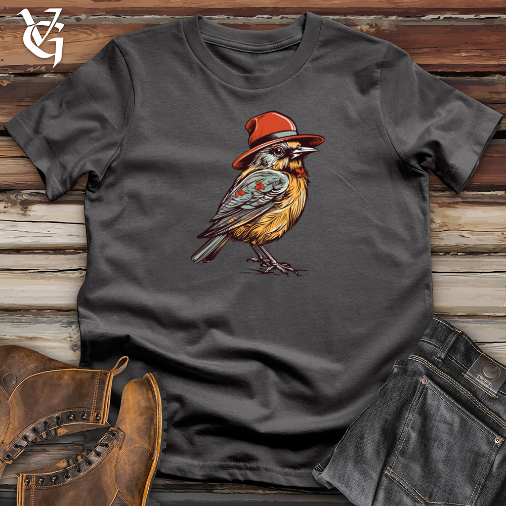 Viking Goods Robin Western Whistle Cowboy Cap Softstyle Tee Charcoal / L