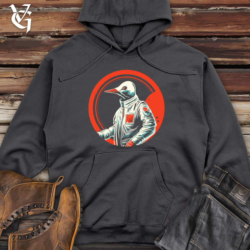 Viking Goods Seagull Space Odyssey Midweight Hooded Sweatshirt Charcoal / L