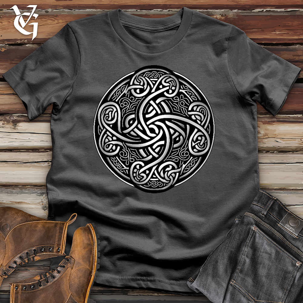 Viking Goods Silver Celtic Knot Softstyle Tee Charcoal / L
