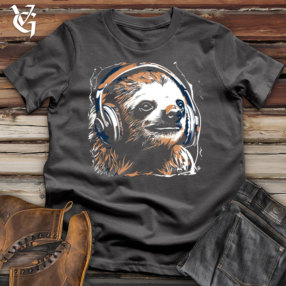 Viking Goods Sloth Studio Chillin Softstyle Tee Charcoal / L