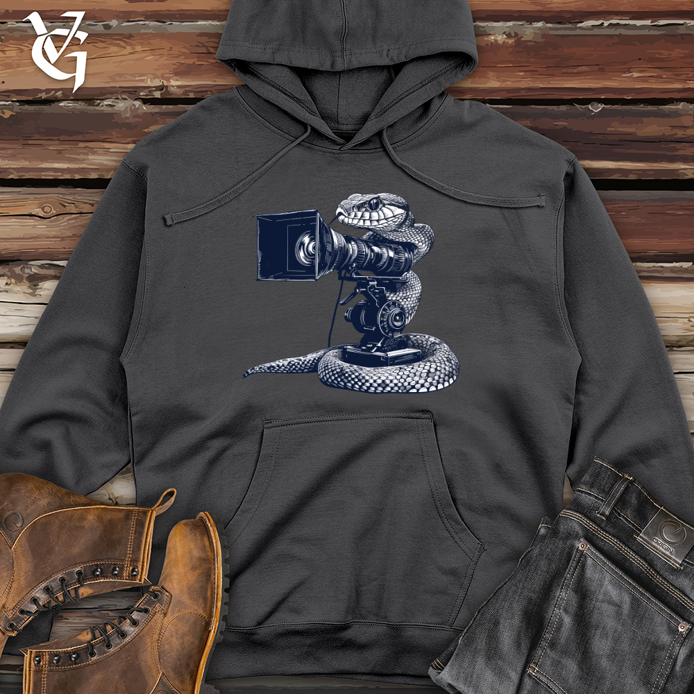 Viking Goods Snake Cinematic Shoot Midweight Hooded Sweatshirt Charcoal / L