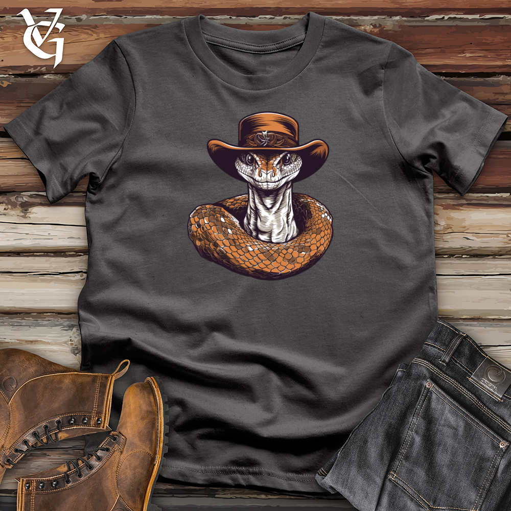 Viking Goods Snake Cowboy Wild West Slither Softstyle Tee Charcoal / L