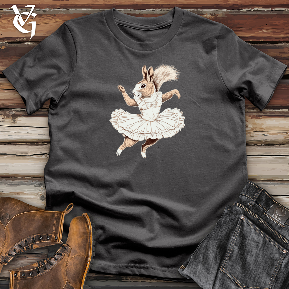 Viking Goods Squirrel Ballerina Elegance Softstyle Tee Charcoal / L