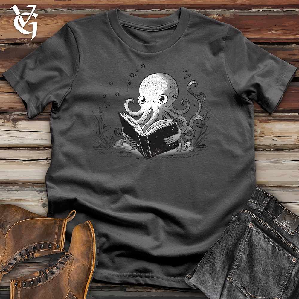 Viking Goods Studious Octopus Softstyle Tee Charcoal / L