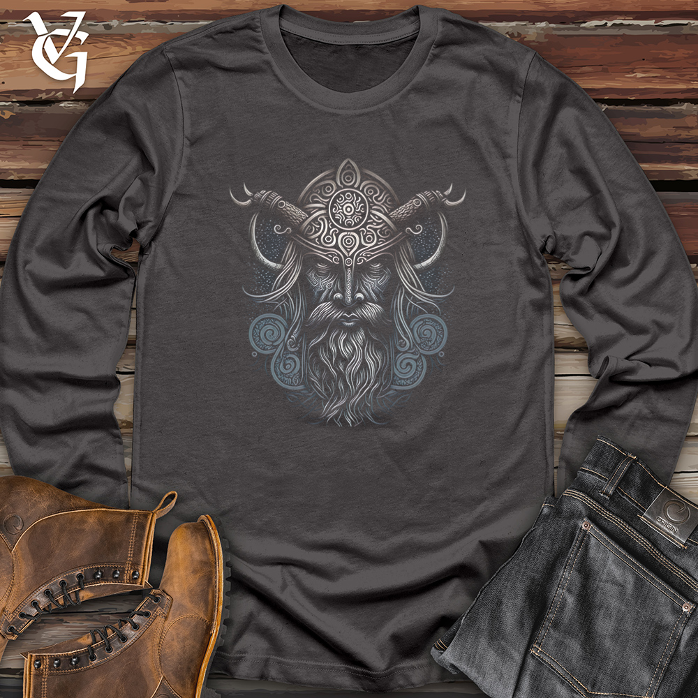 Viking Goods The Might of Norse Softstyle Long Sleeve Charcoal / L